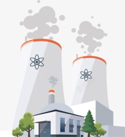 核能发电站素材