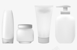 空白化妆瓶各种乳制品空白包装高清图片