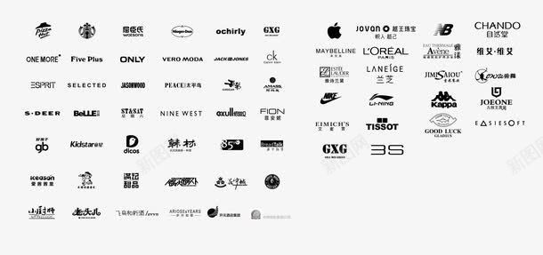 黑白树品牌logo服装品牌log图标图标
