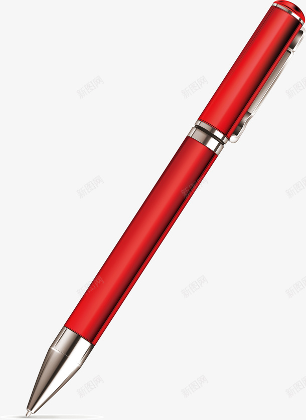 红色圆珠笔png免抠素材_88icon https://88icon.com 书写工具 办公用品 圆珠笔 学习用品 生活百科 笔 自来水笔 设计