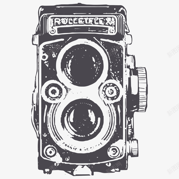 老式单反相机手绘图png免抠素材_88icon https://88icon.com 傻瓜相机 手绘图 拍摄 拍照 照相机 老式单反相机