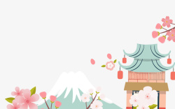 日本樱花祭主题装饰素材