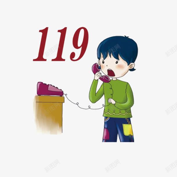 119电话png免抠素材_88icon https://88icon.com 119 人物 卡通 报警