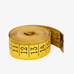 黄色卷尺测量皮尺素材