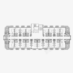 楼层平面图素材