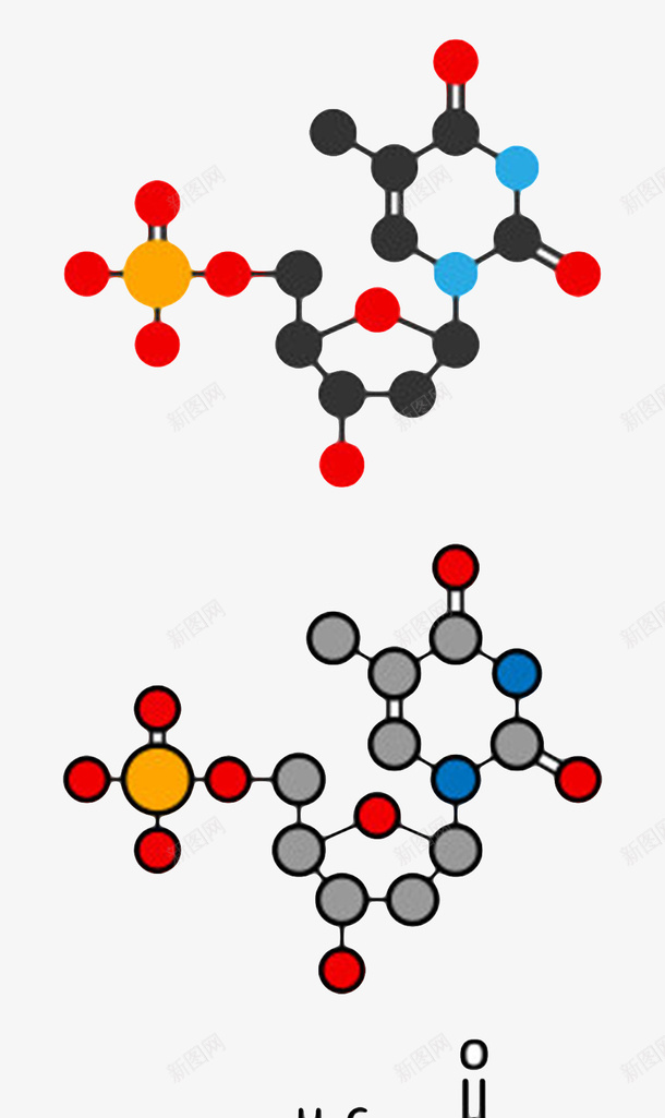 黑红色纯色胸苷单磷酸分子形状素png免抠素材_88icon https://88icon.com 分子形状 分子立体结构 化学性质最小粒子 原子 圆点 最小单元 物理化学术 空间 纯色 连接 阿伏伽德罗 顺序 黑红色纯色胸苷单磷酸分子形状素材免费下载