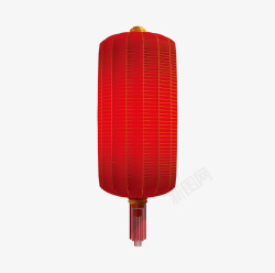 长长的灯笼简单优雅的大红灯笼高清图片