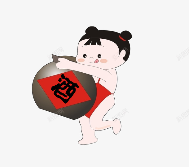 手绘抱着酒坛的小娃娃png免抠素材_88icon https://88icon.com 中国娃娃 中国风 古风酒坛 坛子 手绘 手绘酒坛 酒 酒坛 酒水 陶瓷 饮料