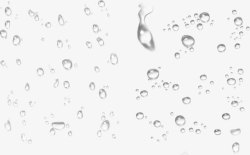 水滴玻璃透明水滴高清图片