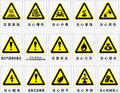 电脑标志安全标志图标图标