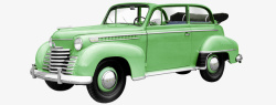 老式汽车轮廓图实物淡绿外壳老式汽车高清图片