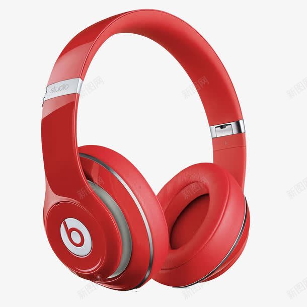 高解析度头戴式耳机png免抠素材_88icon https://88icon.com 产品实物 戴式耳机 红色 耳机