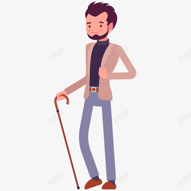 商务人士的侧面矢量图ai免抠素材_88icon https://88icon.com 人物设计 侧面 卡通 商务人士 男性 西装 矢量图