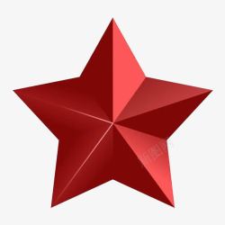 星形素材红色五角星高清图片