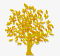 金融发财树素材