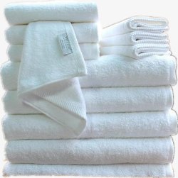 几大摞毛巾浴巾素材