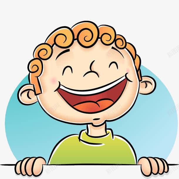 哈哈笑的卷发卡通男孩png免抠素材_88icon https://88icon.com 卡通男孩 卷发 哈哈大笑 哈哈笑 大笑 开心 欢快 笑哈哈 高兴
