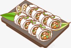 日式饭团卡通饭团寿司高清图片