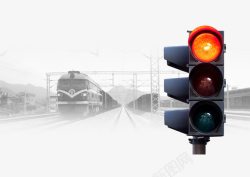 铁道交通红绿灯高清图片