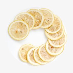 酸柠檬产品实物冻干柠檬片高清图片