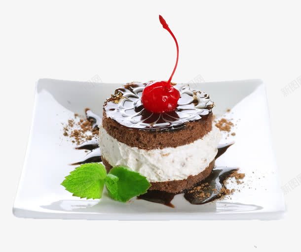 巧克力蛋糕png免抠素材_88icon https://88icon.com 巧克力口味 樱桃 白盘 蛋糕png 蛋糕免扣 蛋糕实拍 蛋糕高清实拍 食物矢量图