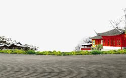 古代宫墙中国古风庭院高清图片