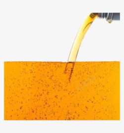 流动液体黄色汽油液体高清图片