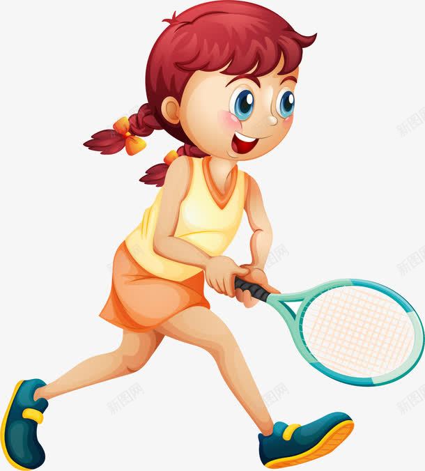 手绘打羽毛球的女孩png免抠素材_88icon https://88icon.com 女孩 手绘 打球 球拍 羽毛球赛插画 运动