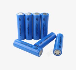 蓝色环保节能锂电池素材