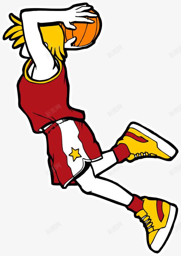 投篮动作png免抠素材_88icon https://88icon.com 体育运动 健康 卡通人物 卡通形象 手绘人物 打篮球 投篮动作 投篮姿势