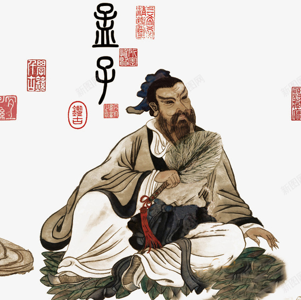 老子丝绸卷轴画像png免抠素材_88icon https://88icon.com 丝绸 卷轴 圣贤 工艺品 画像 老子 老子画像 道家 道德经