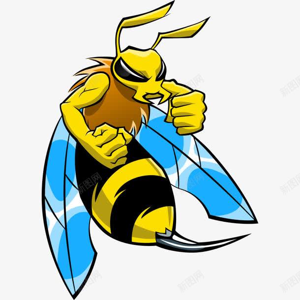 握紧拳头的大黄蜂png免抠素材_88icon https://88icon.com 创意黄蜂 大黄蜂 愤怒 拳头 蜜蜂 飞行动物 黄蜂