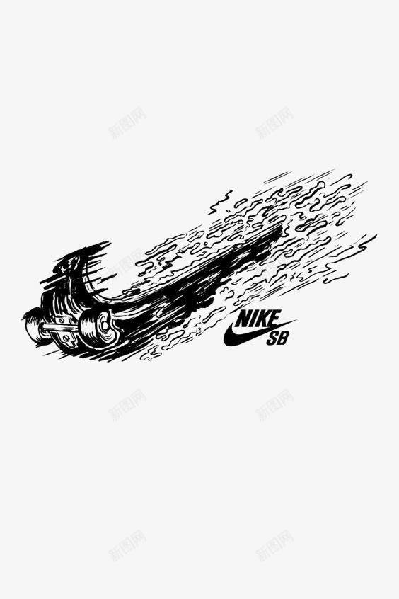 耐克品牌装饰png免抠素材_88icon https://88icon.com NIKE 滑板 滑板鞋 球鞋海报 篮球鞋 耐克logo 运动产品 运动品牌