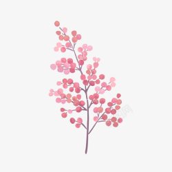 粉色花卉纹样图案素材