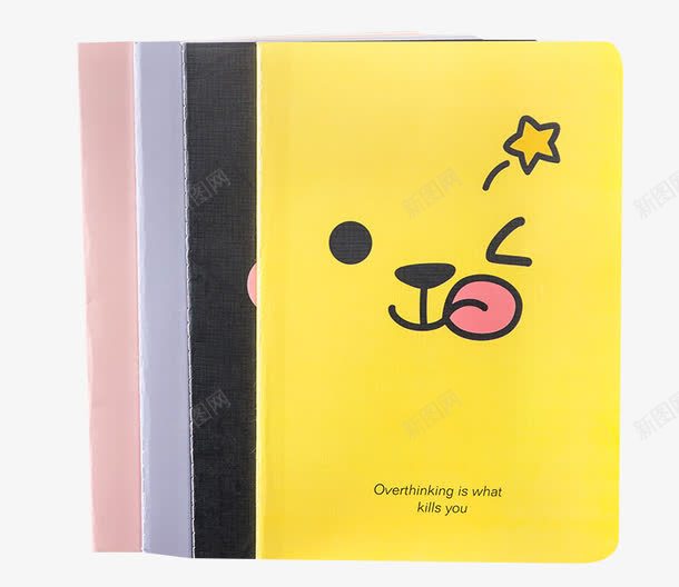 可爱爆款笔记本png免抠素材_88icon https://88icon.com 可爱本子 听课本子 手帐本 手抄本子 手账本 空白内页 翻页笔记本