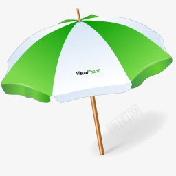 遮阳伞遮阳伞夏日海边度假用品图标图标