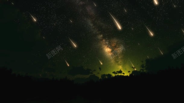 绚丽夜空流星陨石jpg设计背景_88icon https://88icon.com 夜空 流星 绚丽 陨石