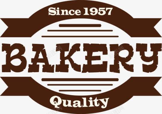 糕点店logo英文装饰图标图标