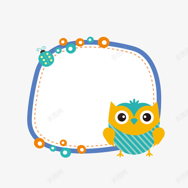 带斜条纹的个性猫头鹰装饰矢量图eps免抠素材_88icon https://88icon.com 可爱 可爱斜条纹 可爱装饰 斜条纹 猫头鹰 装饰 边框卡通 边框装饰 矢量图