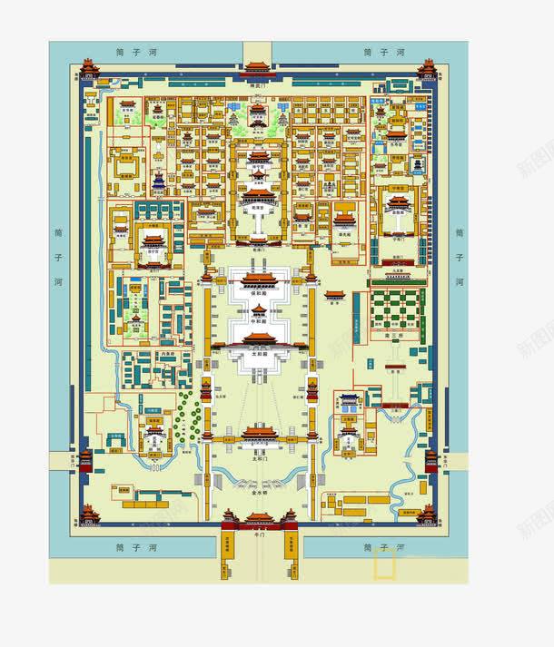 北京故宫旅游地图png免抠素材_88icon https://88icon.com 北京地图 北京故宫 地图 故宫 旅游地 旅游地图