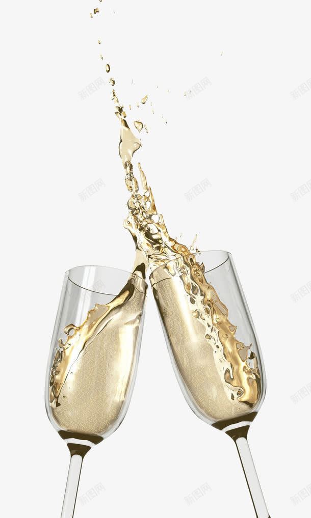 香槟美酒png免抠素材_88icon https://88icon.com 干一杯 干杯 玻璃杯 美酒 酒杯 香槟 香槟酒
