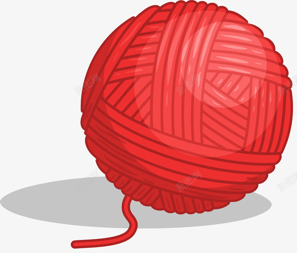 红色立体风格毛线球矢量图ai免抠素材_88icon https://88icon.com 卡通毛线球 卡通风格 彩色毛球 毛线 矢量图 矢量毛线球 立体风格 红色 红色毛线球