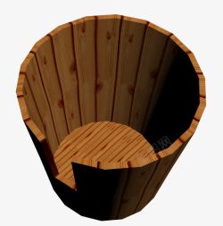 木桶模型短板儿木桶3d模型高清图片