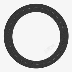 圆环形玉佩黑色环形公路高清图片