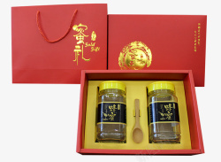 蜂蜜礼盒土特产蜂蜜包装盒高清图片