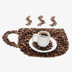 咖啡豆里的咖啡素材