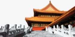 红墙黄瓦北京故宫高清图片