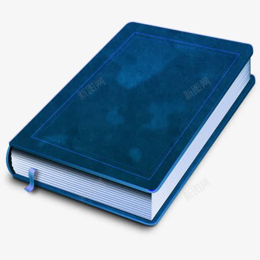 蓝色笔记本png免抠素材_88icon https://88icon.com 完美日记 手绘 日记本 本子 立体日记本 笔记本 绒布蓝色本子 记事本