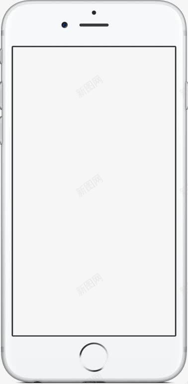 苹果6手机模型png免抠素材_88icon https://88icon.com 手机 模型 苹果6 黑白