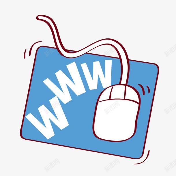 鼠标和鼠标垫卡通插画png免抠素材_88icon https://88icon.com 互联网 全球通讯 电脑线 电脑设备 线缆 鼠标 鼠标和鼠标垫卡通插画 鼠标样式